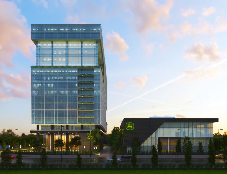 John Deer 3D Exterior Night View