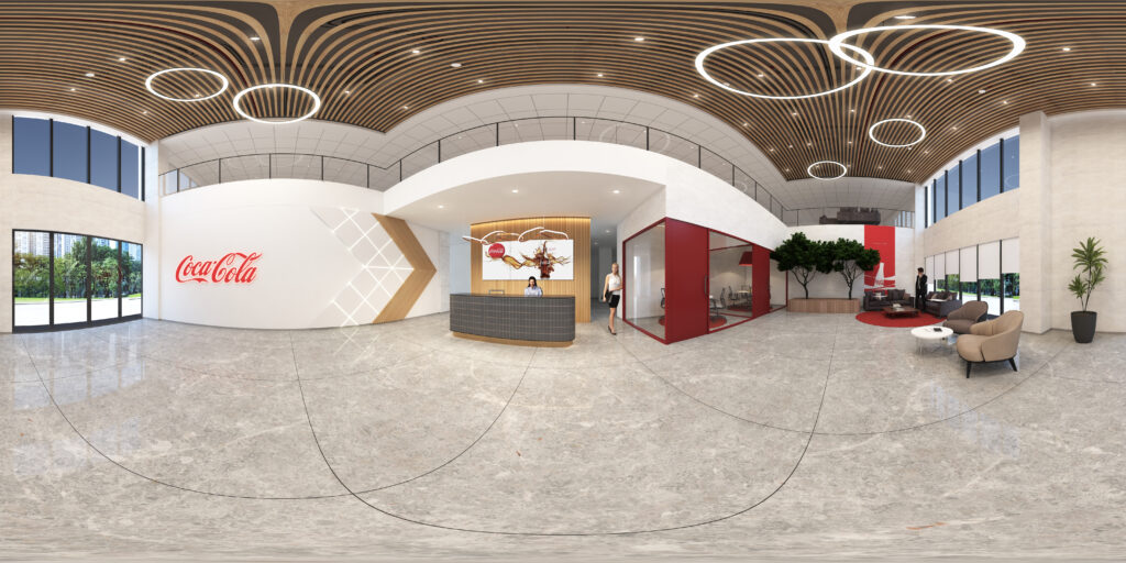 Coca-cola Reception Design 3D Views