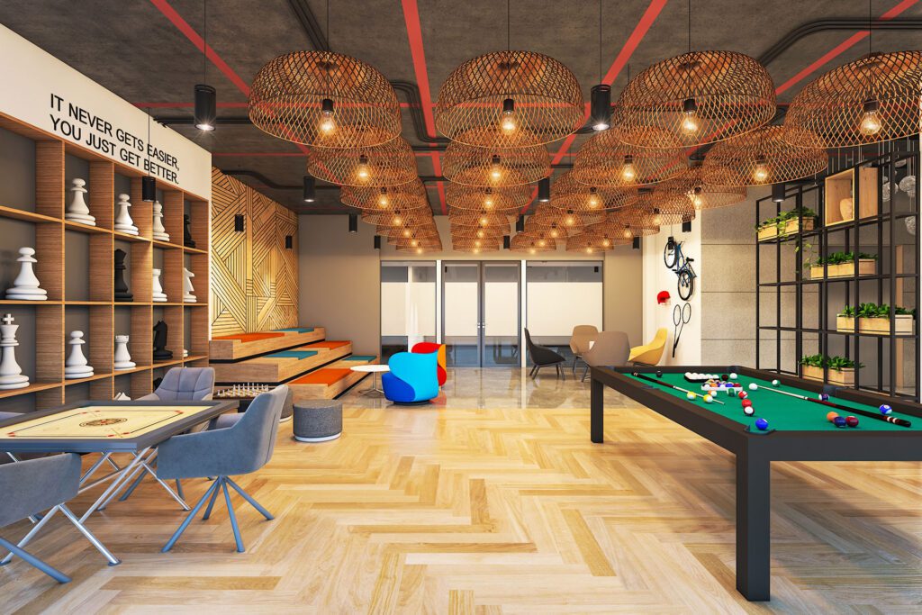 Cafetaria 3D Views, visualisation