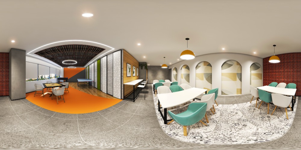 Cafetaria 360 degree view