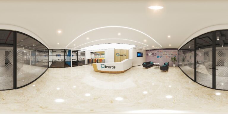 Reception 360 degree 3D view