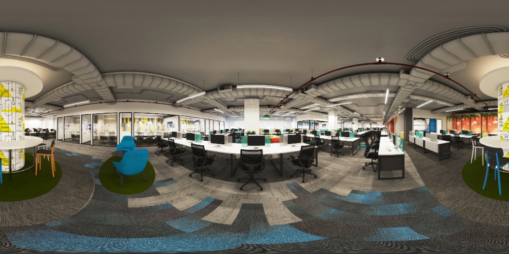 Open office 360 degree view